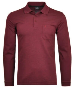 RAGMAN Softknit-Polo Langarm