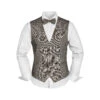 Set: Weste, Fliege Und Einstecktuch