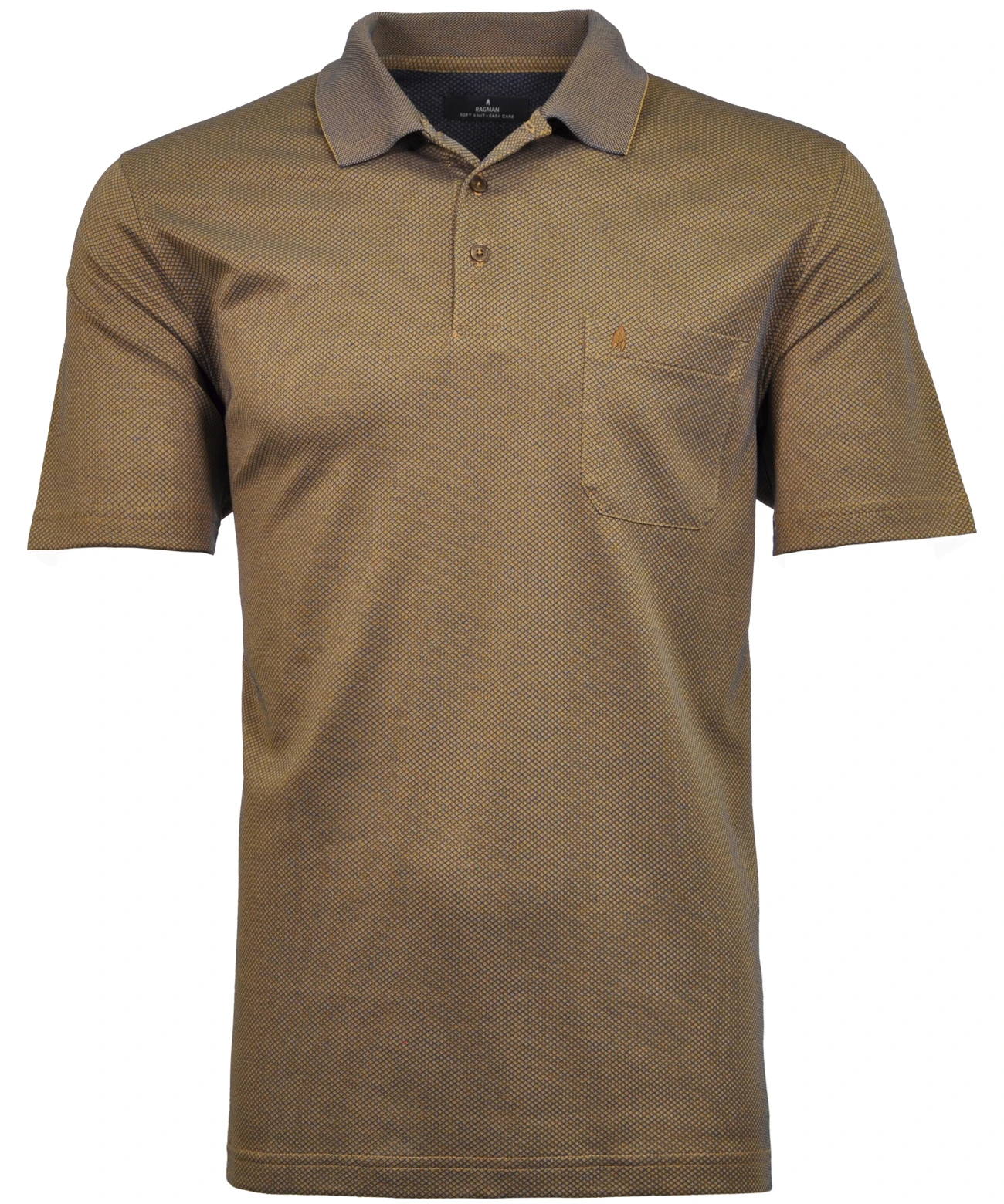 RAGMAN Softknit-Polo "Fishnet"