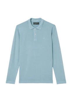 Langarm-Poloshirt Cotton-Lycra-Piqué Regular