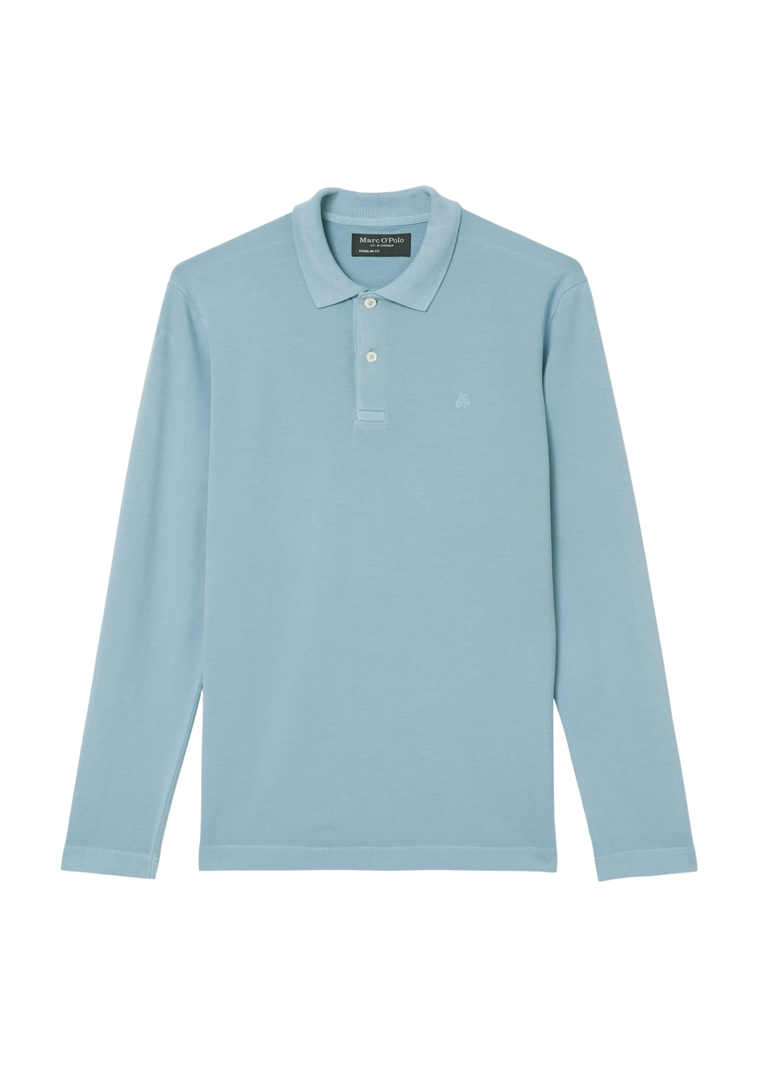 Langarm-Poloshirt Cotton-Lycra-Piqué Regular
