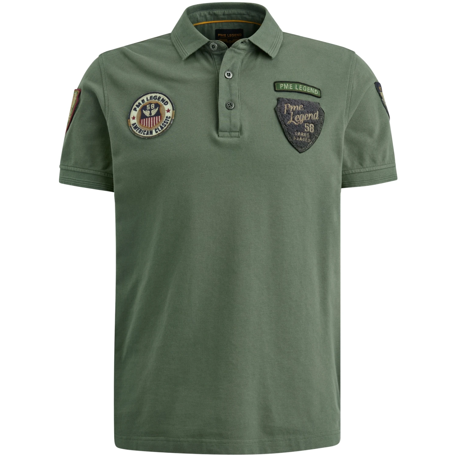 Short Sleeve Polo Pique Badge