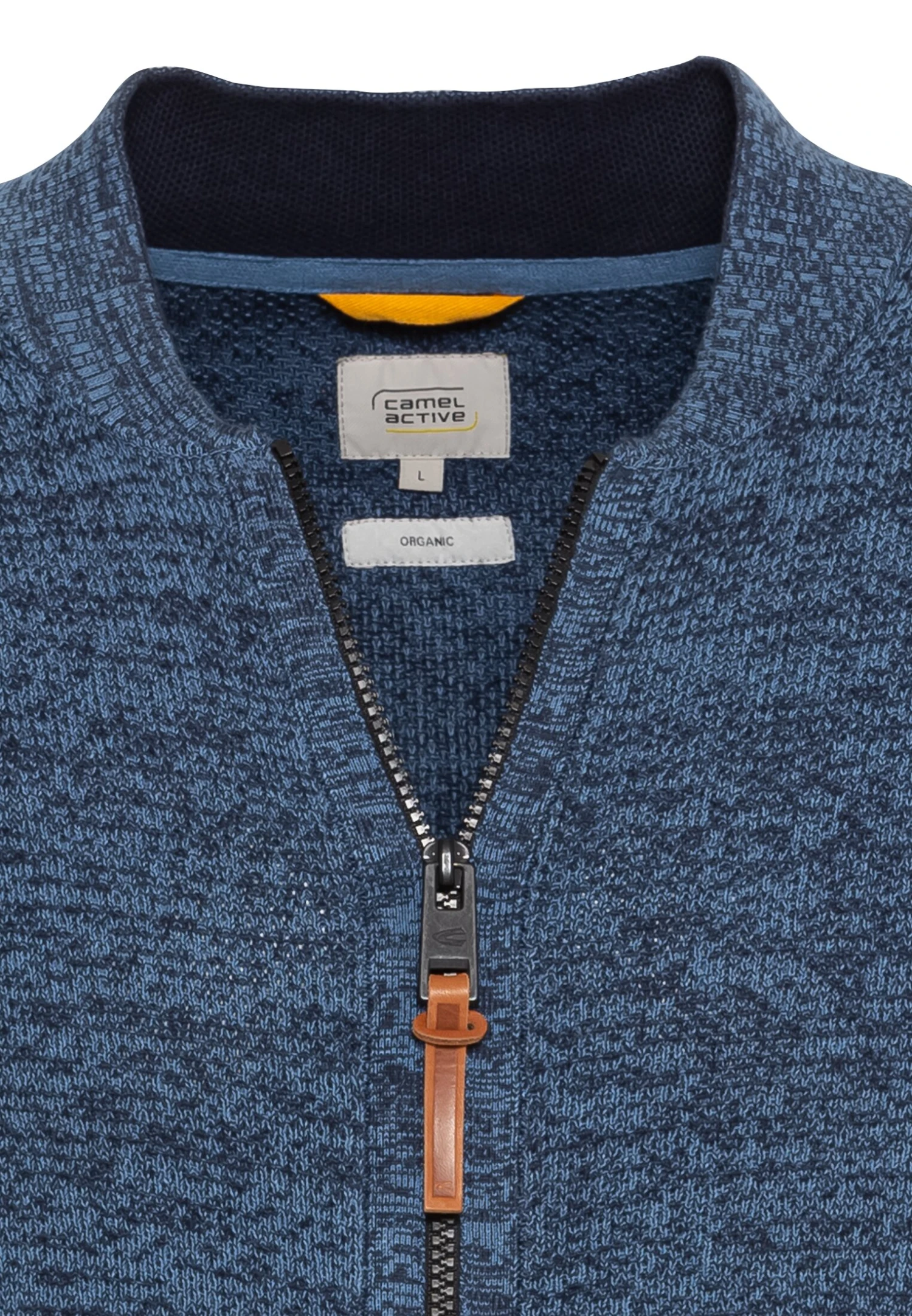 Mouliné Strickjacke Aus Zertifiziertem Organic Cotton – Bild 4