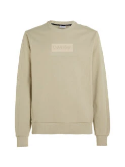 Logo-Sweatshirt Aus Baumwoll-Frottee