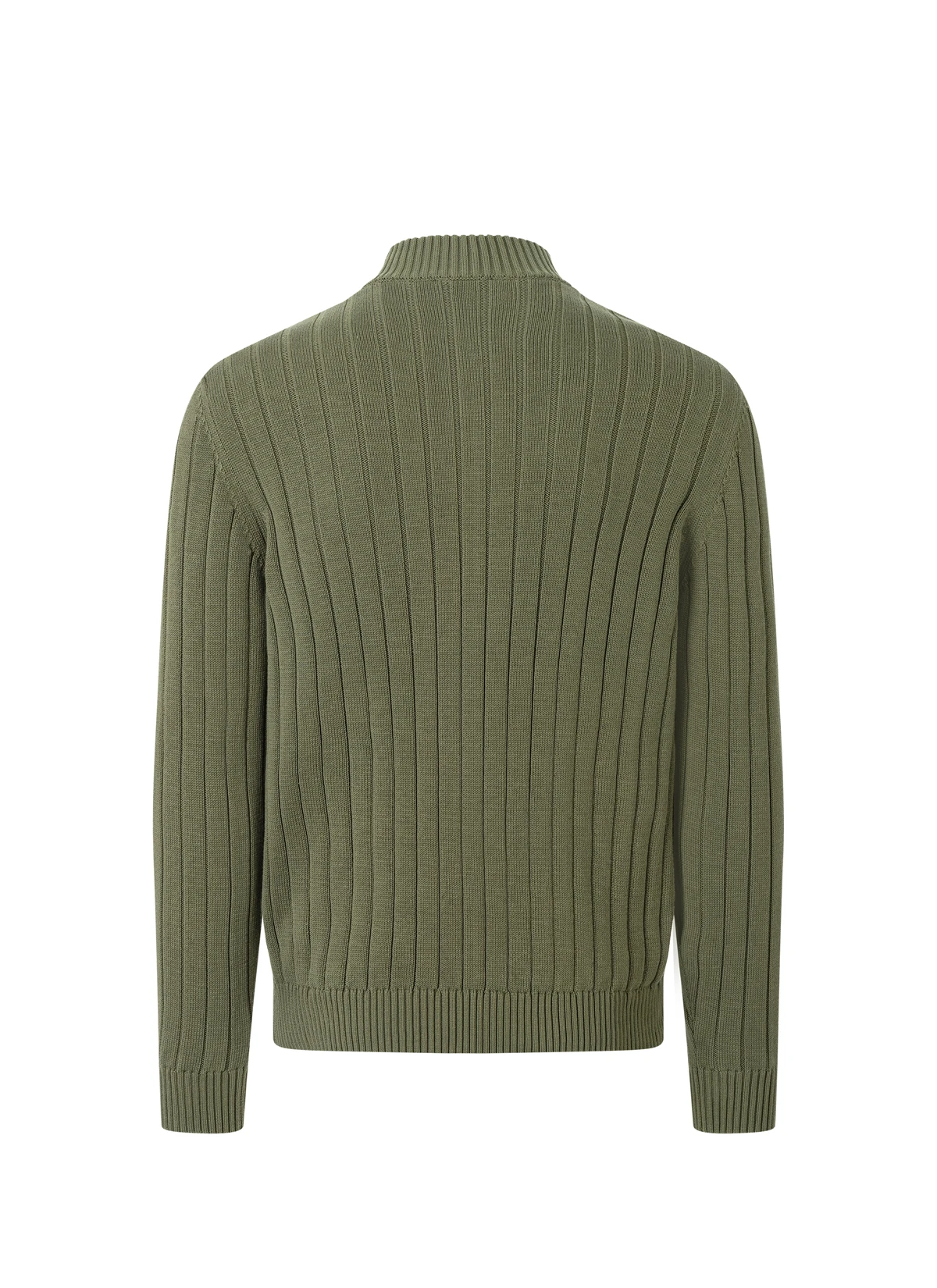 Strickjacke Zip 1/1 Arm – Bild 2