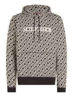 TH-Monogram Hoodie Aus Flex-Fleece