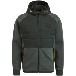 Hooded Jacket Padded Nylon Mix