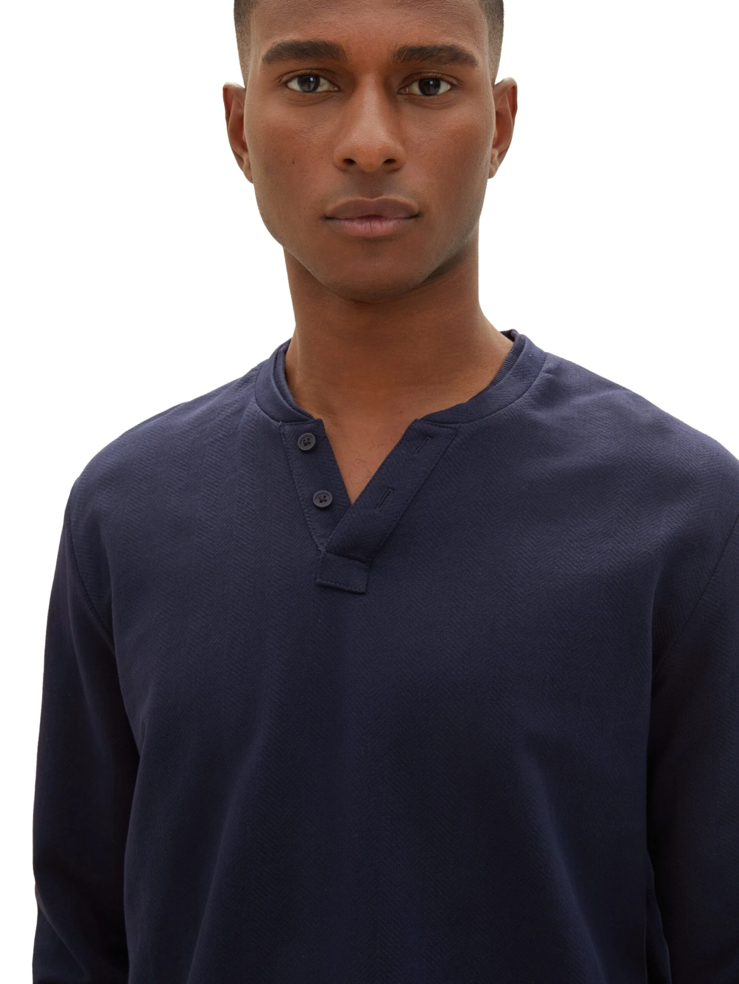 Serafino Langarmshirt Mit Struktur – Bild 5