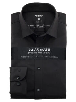 OLYMP Herren Jersey Hemd "Level 5" 24/Seven Body Fit