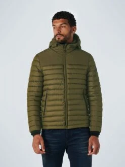 Jacket Hooded Short Fit Padded Mix