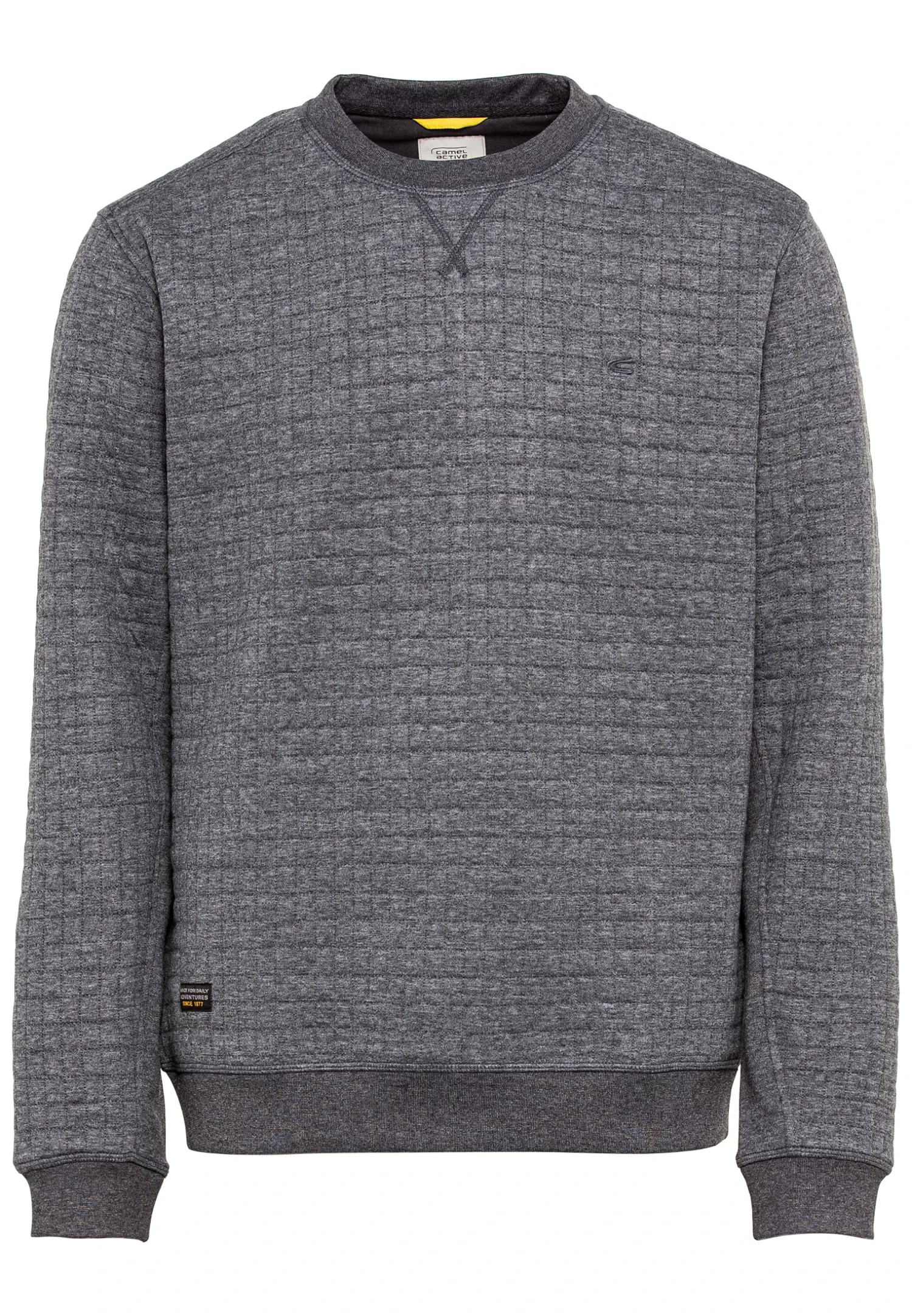 Sweatshirt In Moderner Steppoptik