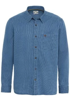 Langarm Hemd Mit Tonalem Minimalmuster