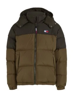 Alaska-Puffer-Jacke Mit Color Block-Design