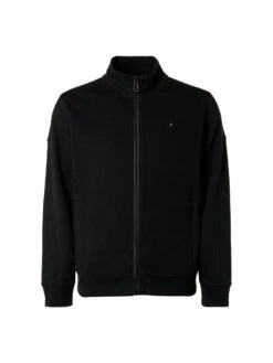 Sweater Full Zipper Jacquard Mix Stretch