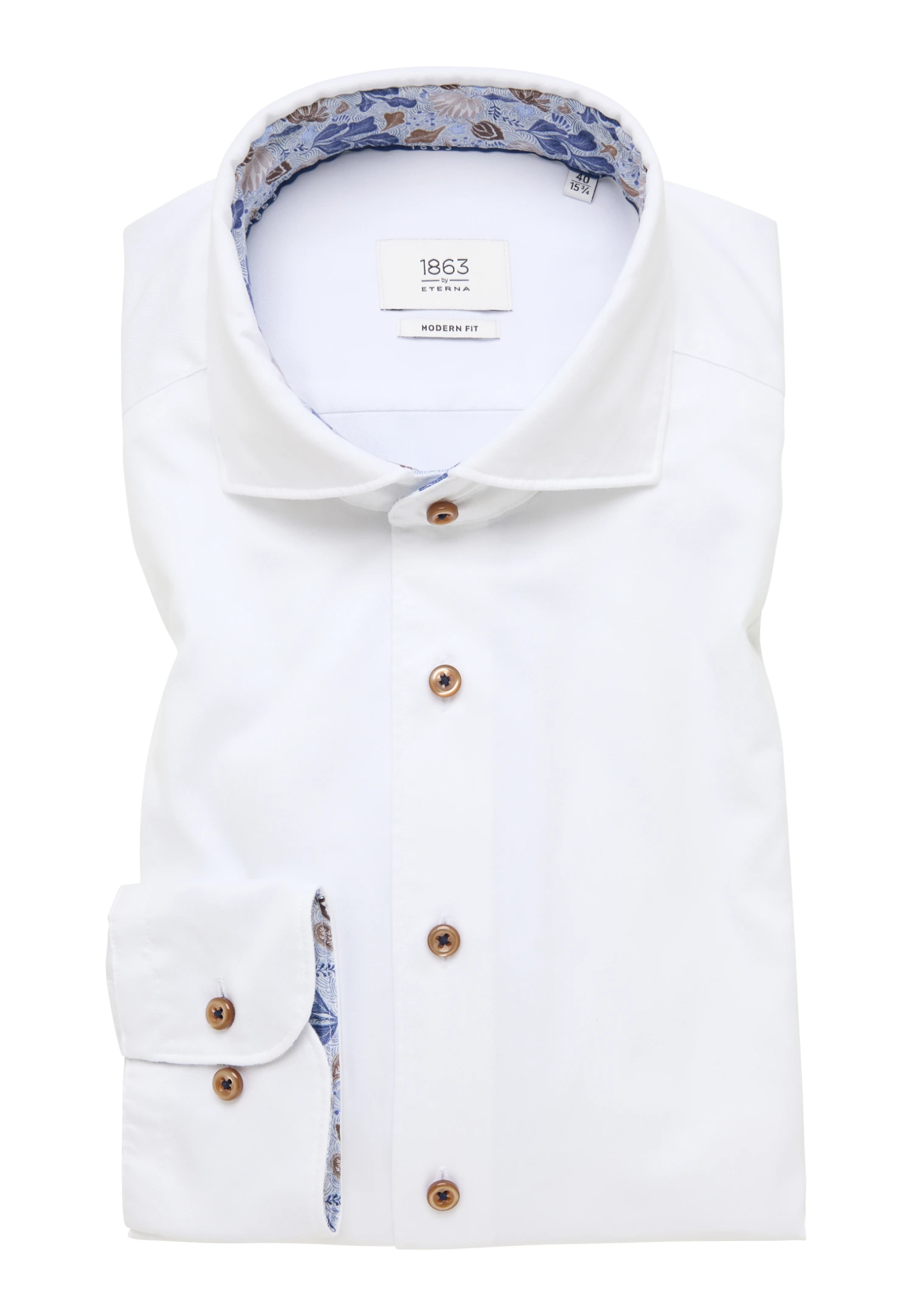 Eterna Soft Luxury Shirt Twill Langarm
