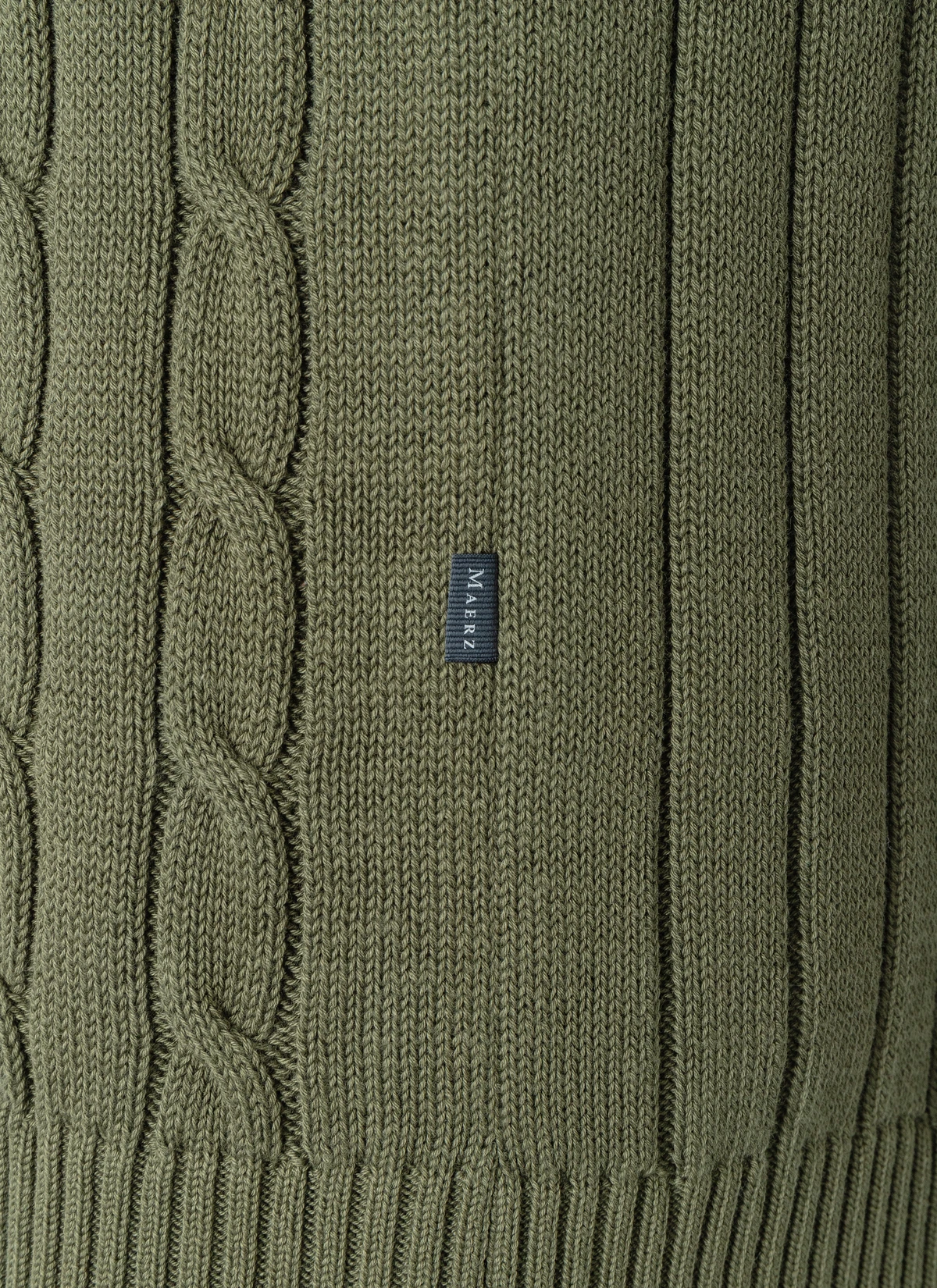 Strickjacke Zip 1/1 Arm – Bild 3