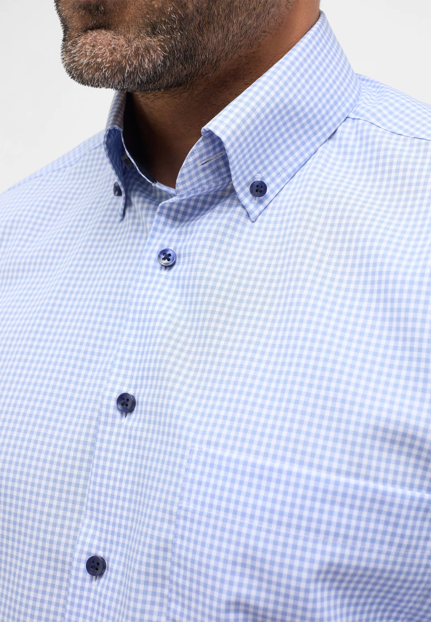 Eterna Popeline Hemd – Bild 5