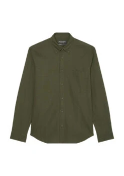 Chambray-Langarm-Hemd Regular