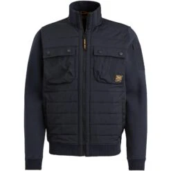 Zip Jacket Sweat Mixed Padded