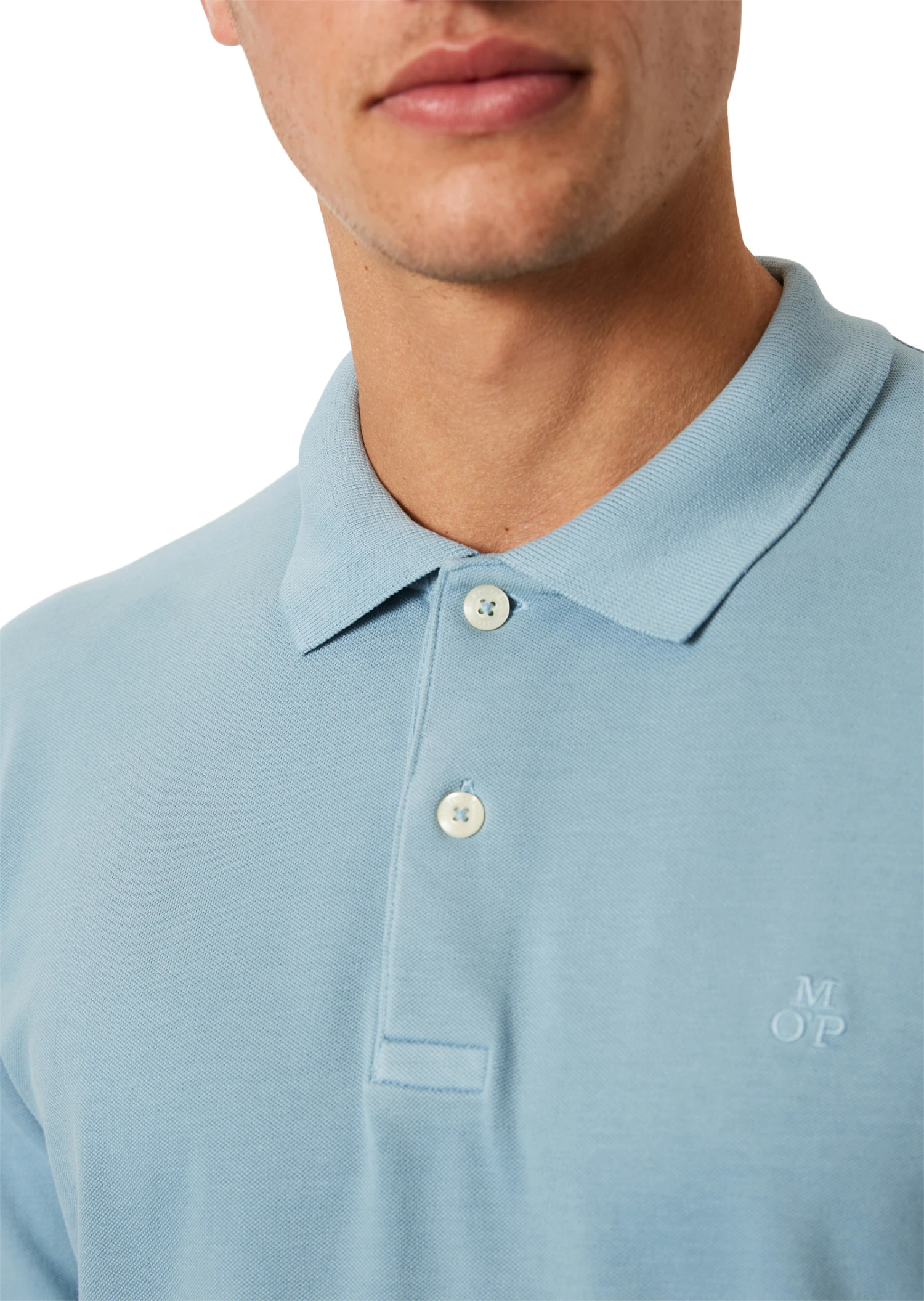 Langarm-Poloshirt Cotton-Lycra-Piqué Regular – Bild 4