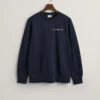 Gant Graphic Rundhals-Sweatshirt Mit Print